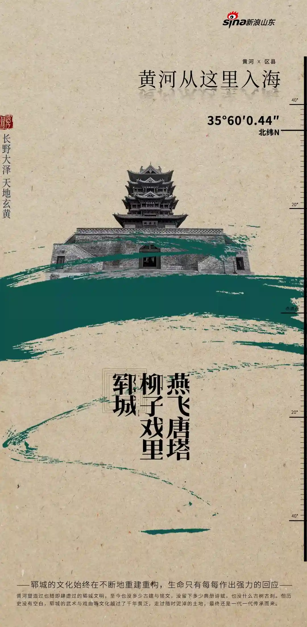 “黄河从这里入海”专栏｜“书山琴海，武术之乡”，大水此经流，郓城最水韵